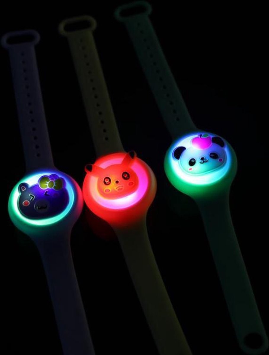 Roze beer Speelgoed |Kids Speelgoed Knipperlicht LED Polsband | Kid Christmas Gift